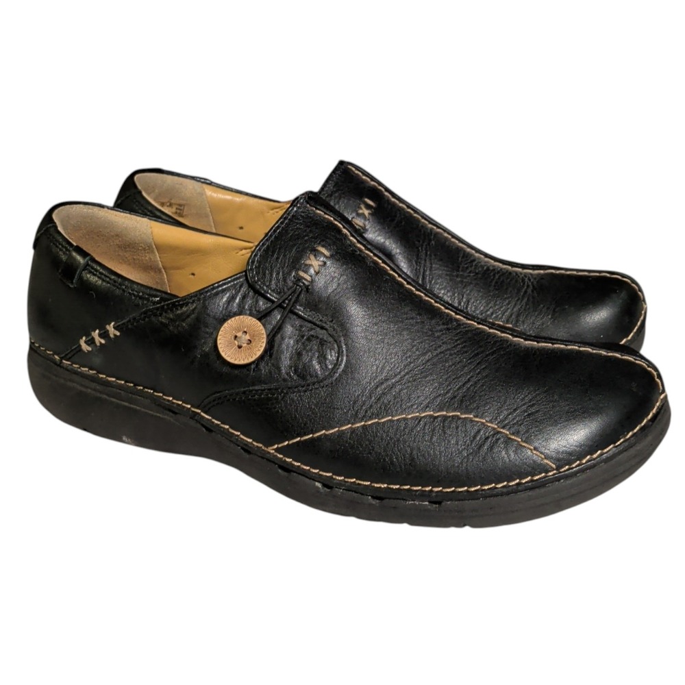 Clarks Unstructured Un Loop Shoes Loafers Womens … - image 1